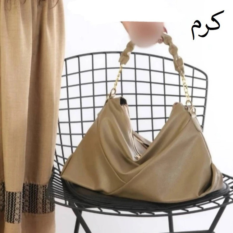 کیف رودوشی زنانه مدل برش دار طرح زنجیر