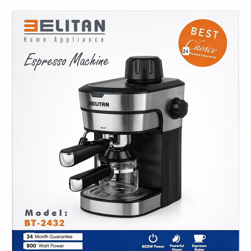 اسپرسوساز 450 میلیلیتر بلیتان مدل BT-2432