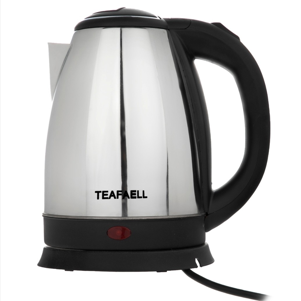 کتری برقی تفال TEAFAELL اصلی 1500 وات دو لیتری وارداتی استیل ، کتر برقی استیل ، کتری استیل ، چای ساز برقی ، پس کرایه
