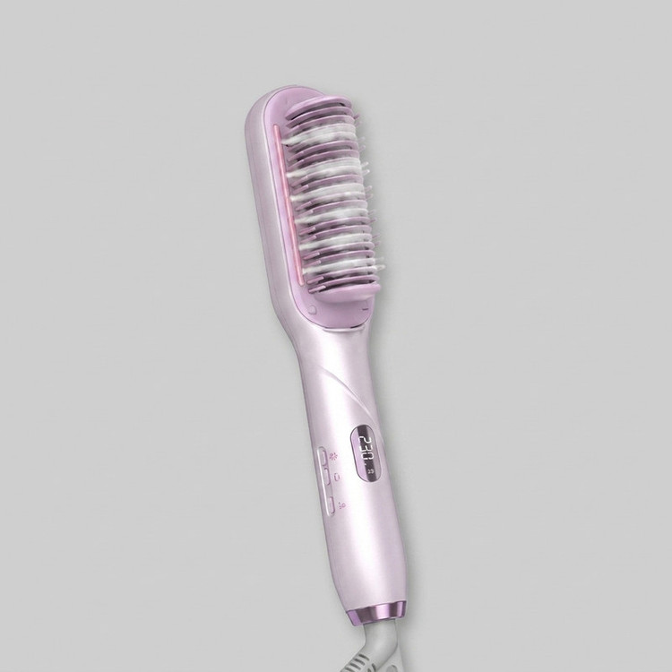 برس حرارتی بخاردار شیگلم مدل Hydra Shot Steam straightening brush Pro وزن 775 گرم با مخزن بخار داخلی و سیستم یونساز