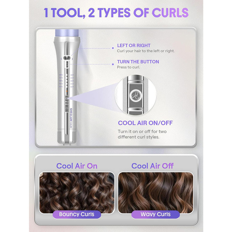 فرکننده مو شیگلم مدل One touch Air flow Styler pro 25mm