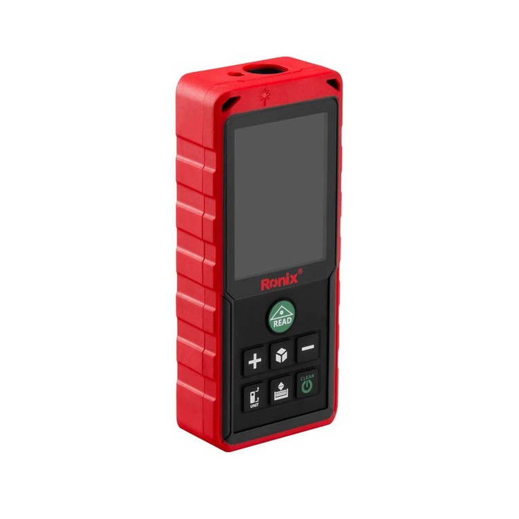 متر لیزری 50 متری نور سبز رونیکس مدل RH-9351G متر لیزری رونیکس 50 متری مدل 9351g با لوازم