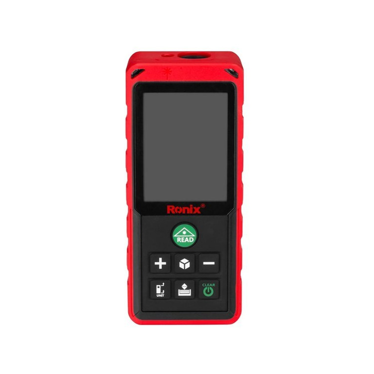 متر لیزری 50 متری نور سبز رونیکس مدل RH-9351G متر لیزری رونیکس 50 متری مدل 9351g با لوازم