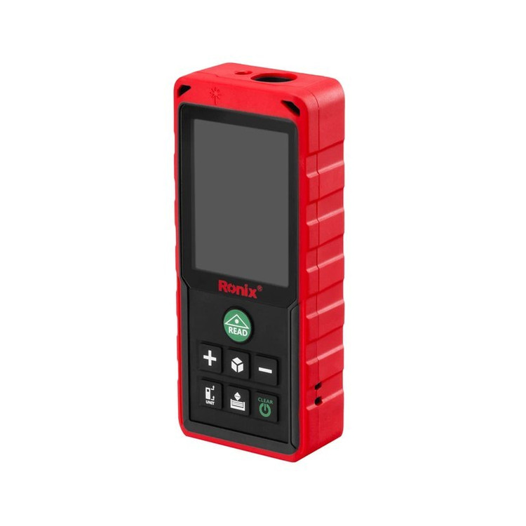 متر لیزری 50 متری نور سبز رونیکس مدل RH-9351G متر لیزری رونیکس 50 متری مدل 9351g با لوازم
