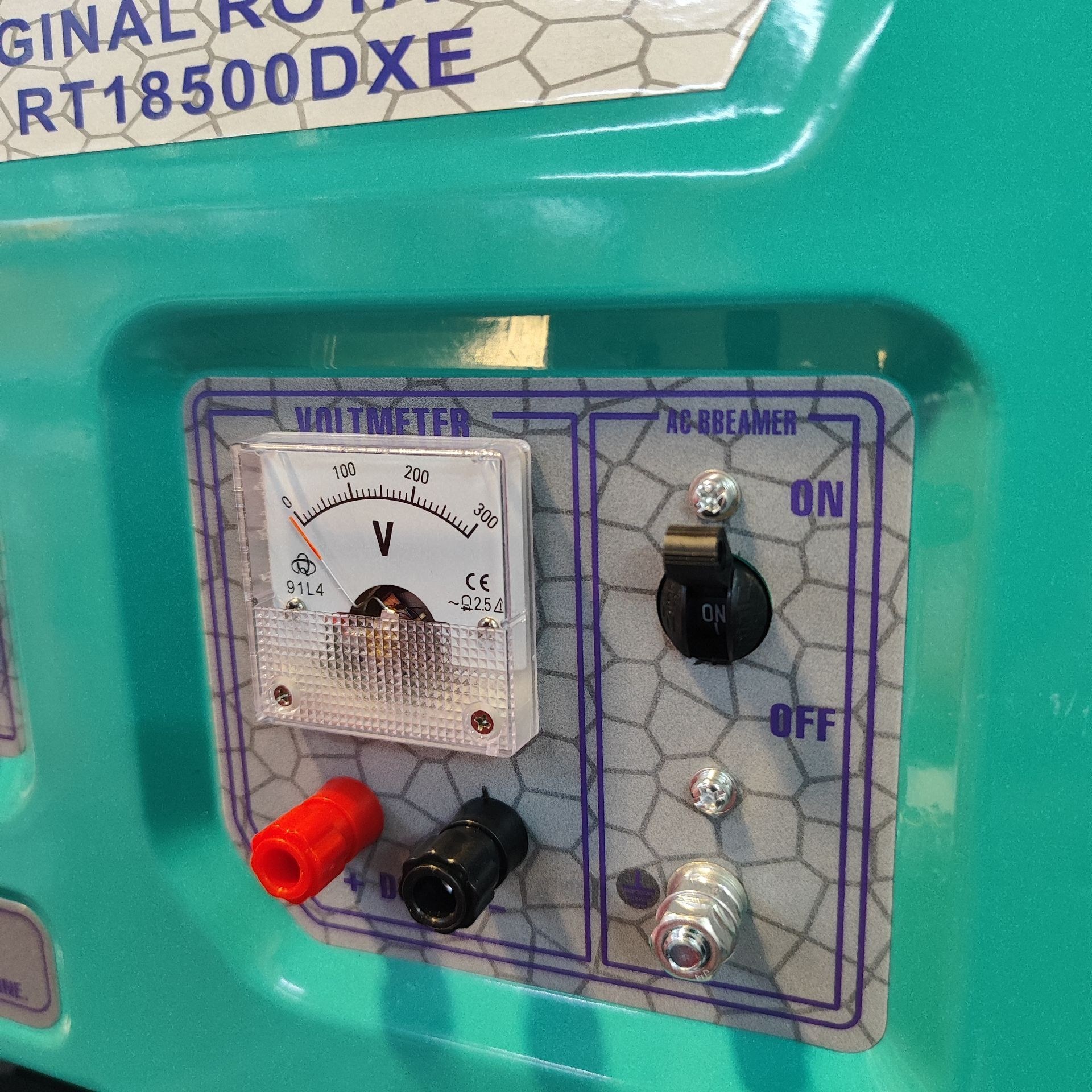 موتور برق 3/5 کیلو وات استارتی رویالیتی ژاپن مدل RT18500DXE موتور برق 3500 کیلووات سیم پیچی تمام مسی با لوازم پس کرایه