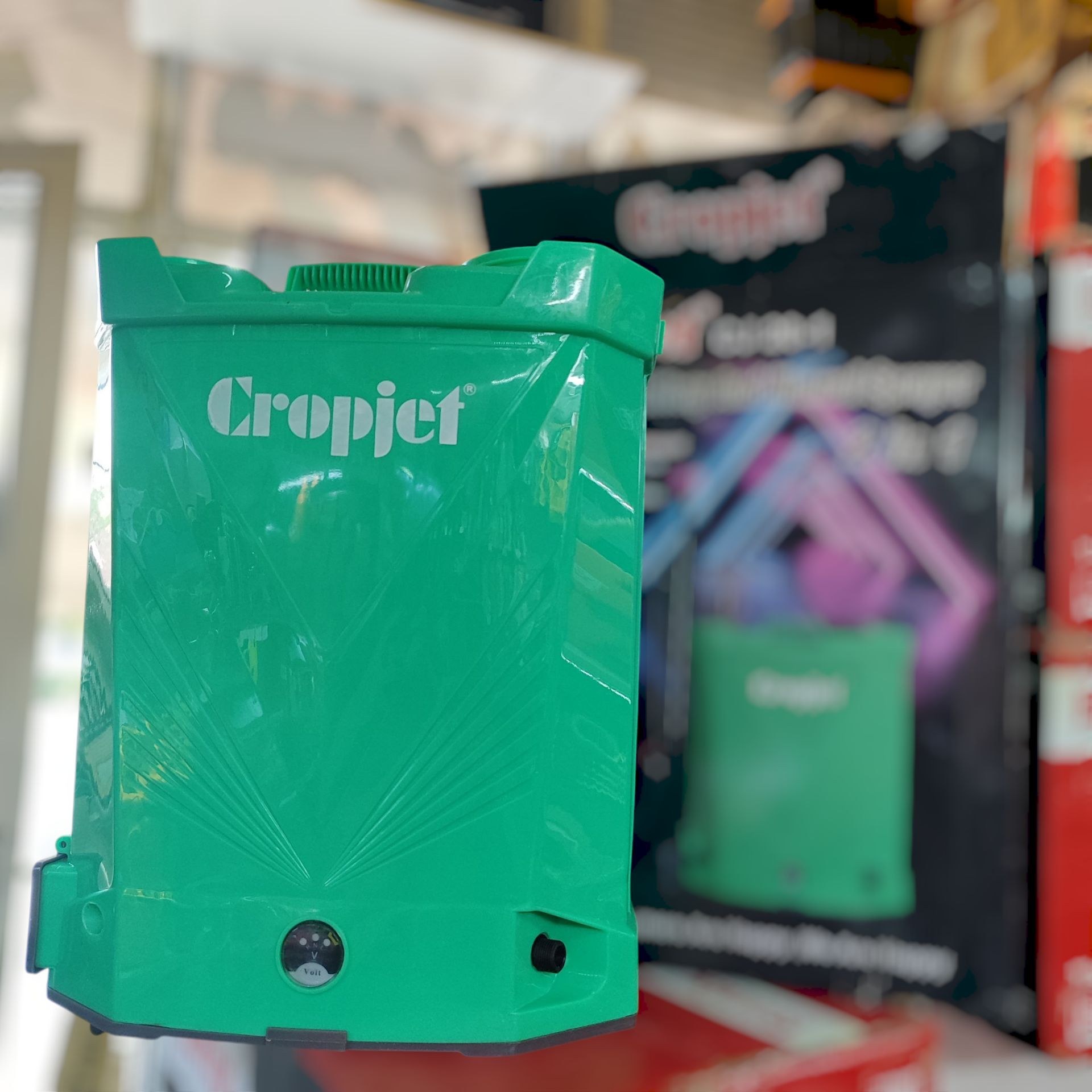 سمپاش 20 لیتری دو کاره وارداتی شارژی و دستی کراپ جت Cropjet (فست شارژ) لانس استیل مدل Cj 20-1 مواد نو لوازم کامل