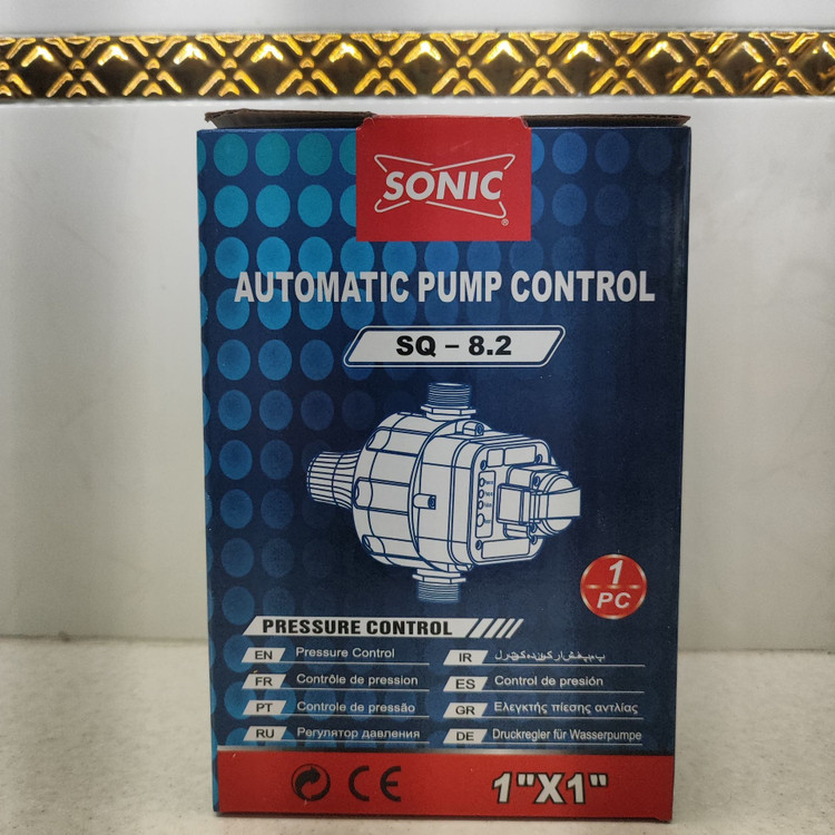 کلید کنترل اتوماتیک پمپ ست کنترل کابل دار سونیک sonic مدل SQ-8.2 با پیچ تنظیم و کابل مطابق تصاویر