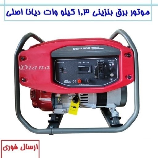 موتور برق دیانا 1.3 کیلو وات موتور ژنراتور برق دیانا مدل DN-1600 سیم پیچی تمام مس ارسال سراسر کشور (پس کرایه)