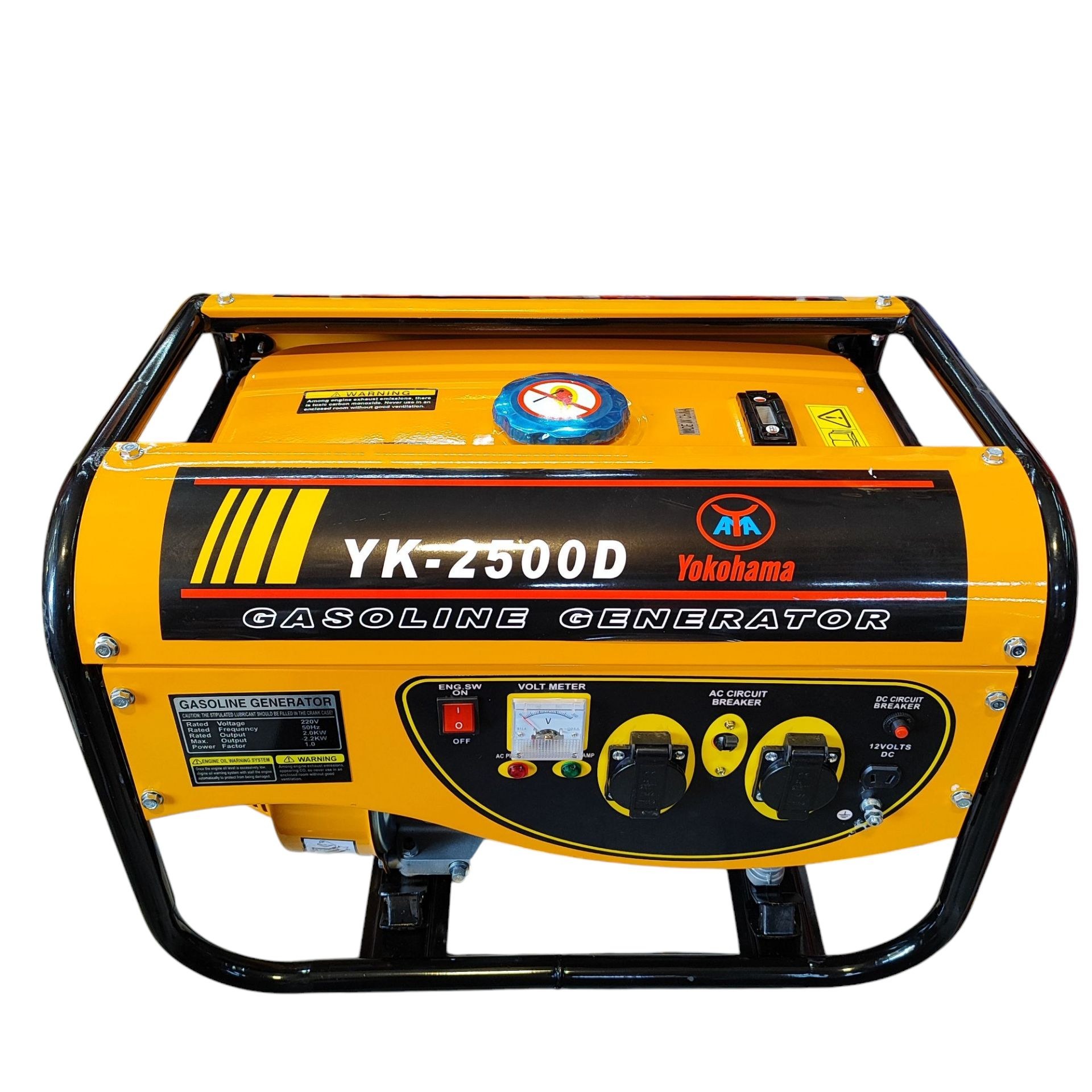 موتور برق یوکوهاما 2 کیلو وات مدل YK-2500D سیم پیچی تمام مس موتور ژنراتور بنزینی 2 کیلووات یوکوهامامدل yk-2500d پس کرایه