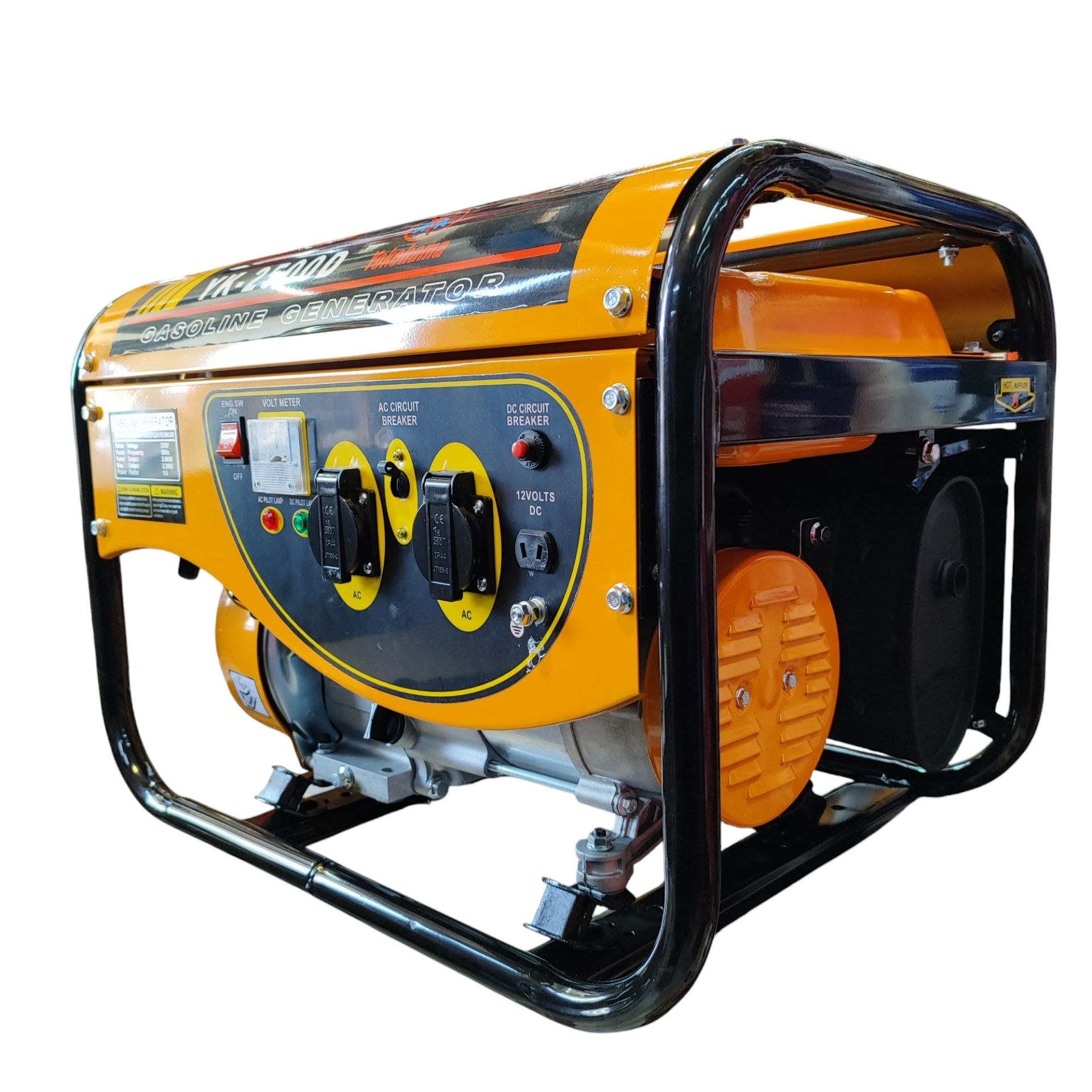موتور برق یوکوهاما 2 کیلو وات مدل YK-2500D سیم پیچی تمام مس موتور ژنراتور بنزینی 2 کیلووات یوکوهامامدل yk-2500d پس کرایه