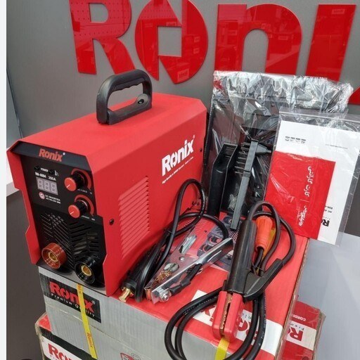 فروش ویژه اینورتر جوشکاری 200 آمپر رونیکس توربو فن پلاس مدل RH-4604 همراه لوازم کامل و کارت گارانتی شرکت 4604 رونیکس