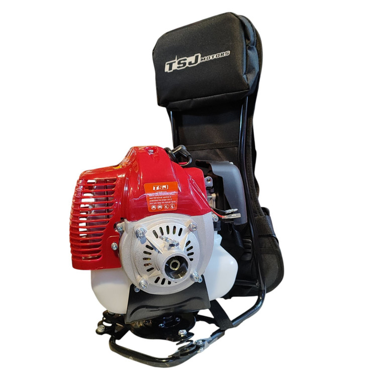 علف زن پشتی طرح هندا TSJ دو زمانه 52cc علفزن طرح هوندا TSJ مدل tsj-gx520bg علف زن کوله پشتی پیستون بزرگ (پس کرایه)