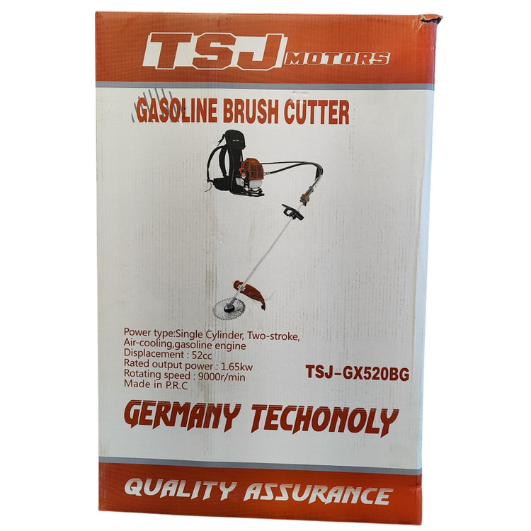 علف زن پشتی طرح هندا TSJ دو زمانه 52cc علفزن طرح هوندا TSJ مدل tsj-gx520bg علف زن کوله پشتی پیستون بزرگ (پس کرایه)