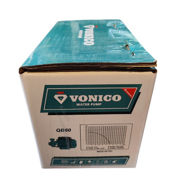 پمپ آب خانگی نیم اسب ونیکو سیم پیچی مس مدل QB60 کیفیت عالی