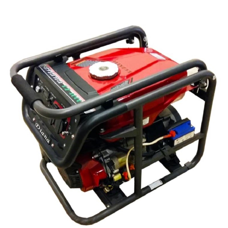موتور برق دیانا 3/2 KW مدل RZ-5600W موتور ژنراتور بنزینی 3.2 کیلووات دیانا مدل rz-5600w موتور دیانا سیمپیچی مس(پس کرایه)