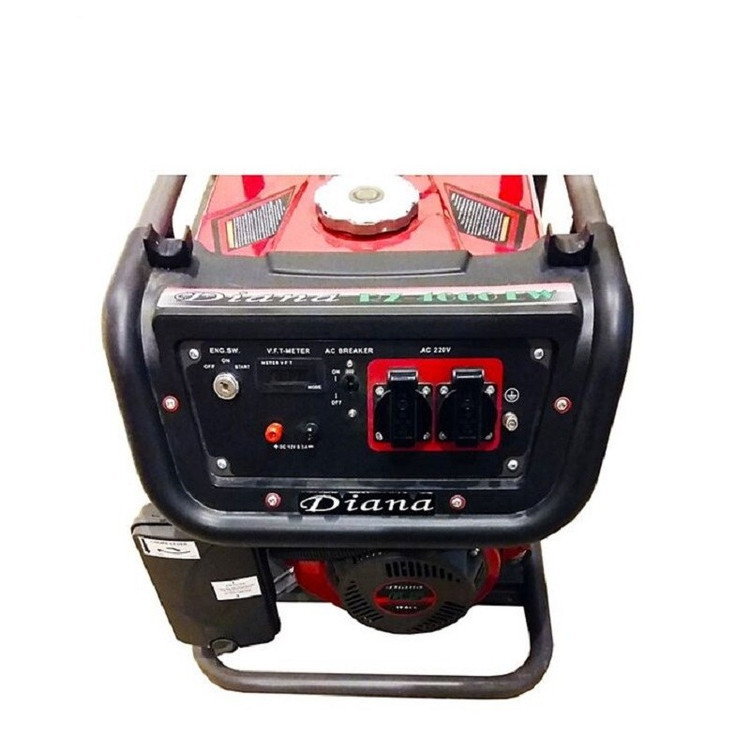 موتور برق دیانا 3/2 KW مدل RZ-5600W موتور ژنراتور بنزینی 3.2 کیلووات دیانا مدل rz-5600w موتور دیانا سیمپیچی مس(پس کرایه)