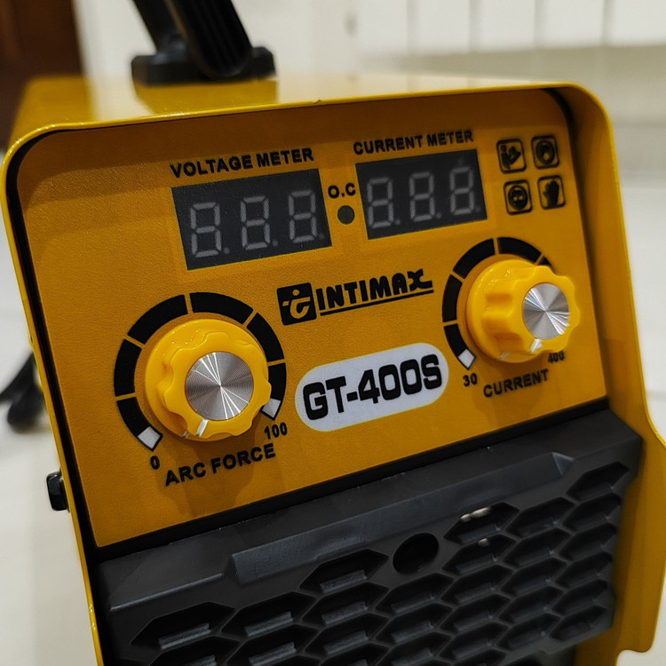 اینورتر جوشکاری اینتیمکس 400 آمپر مدل Intimax GT400S همراه لوازم کامل مطابق عکس دستگاه جوش حرفه ای اینتی مکس