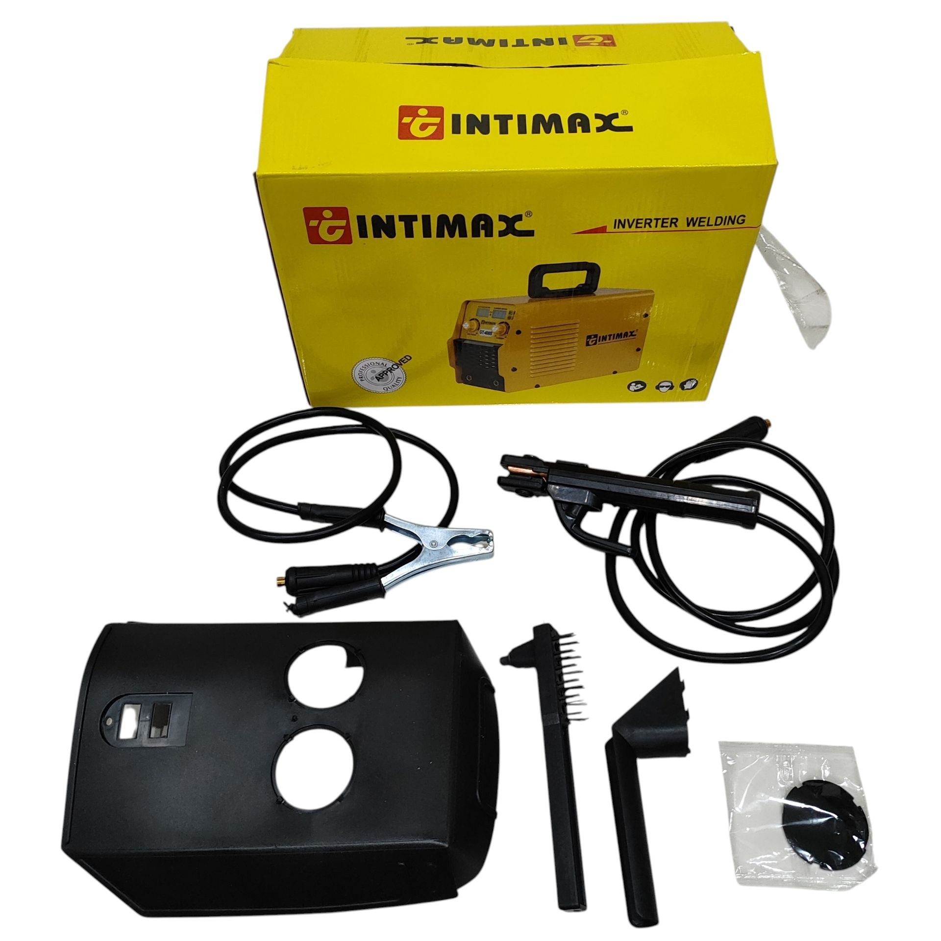 اینورتر جوشکاری اینتیمکس 400 آمپر مدل Intimax GT400S همراه لوازم کامل مطابق عکس دستگاه جوش حرفه ای اینتی مکس