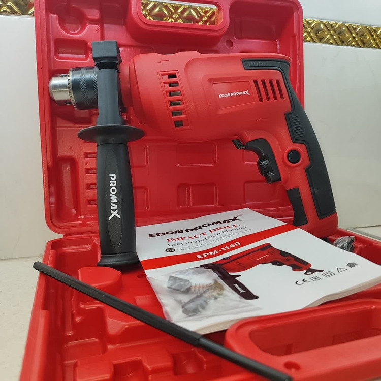 دریل چکشی 950 وات ادون پرو مکس مدل EPM-1140 همراه کیف نشکن دریل ادون پرومکس 950 وات مدل EPM-1140