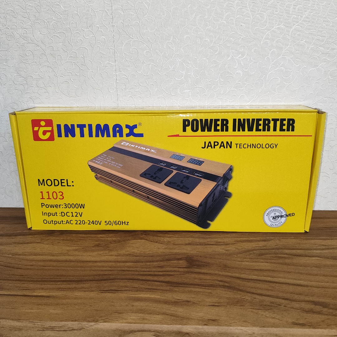 مبدل برق (کانورتر) اینورتر اینتی مکس اینورتر 12 به 220 ولت 3000 وات اینتیمکس INTIMAX مدل 1103 تحت لیسانس ژاپن