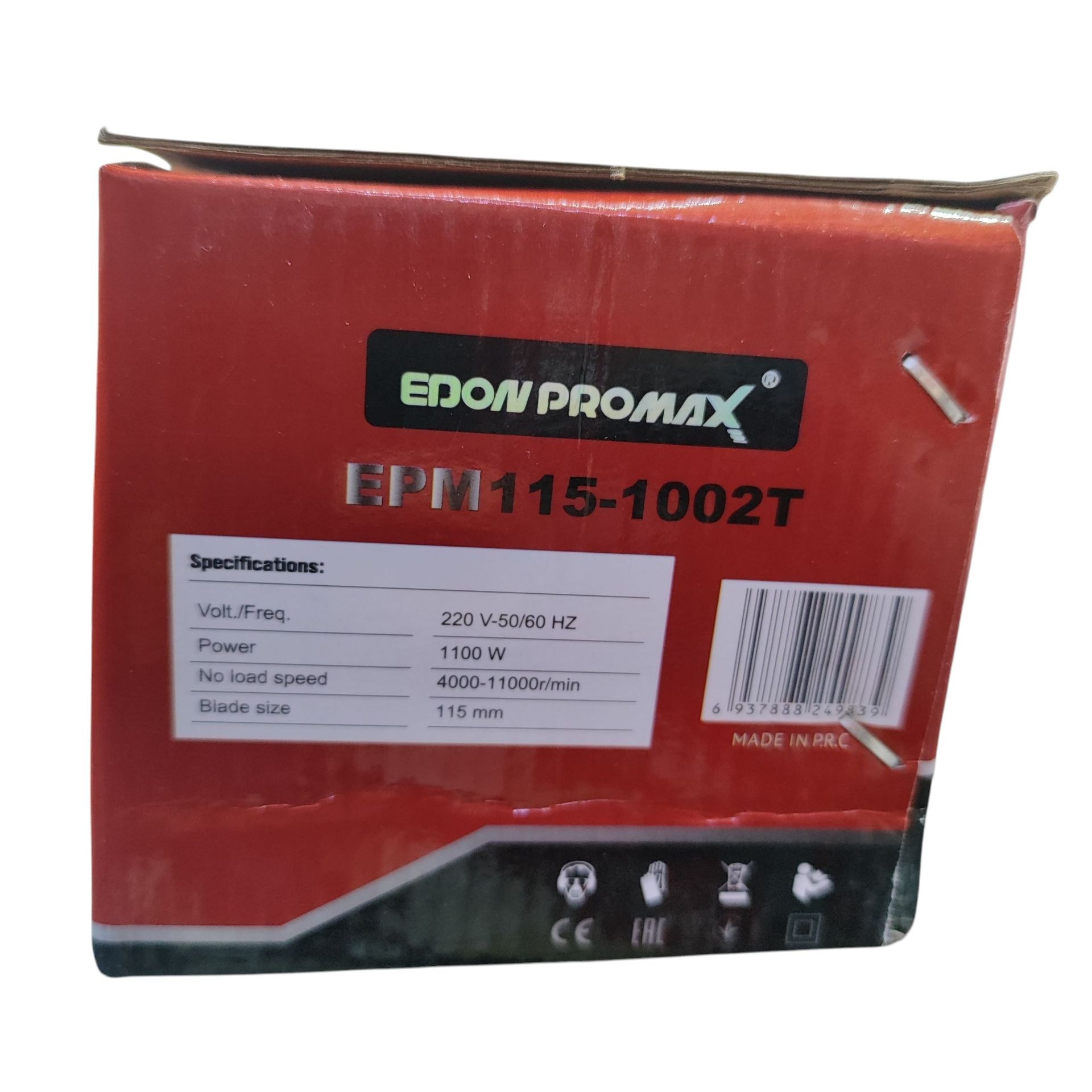 مینی فرز صنعتی دسته بلند دیمردار ادون پرو مکس 1100 وات مدل EPM115-1002T مینی فرز دسته بلند EDOM PRO MAX 1100 وات
