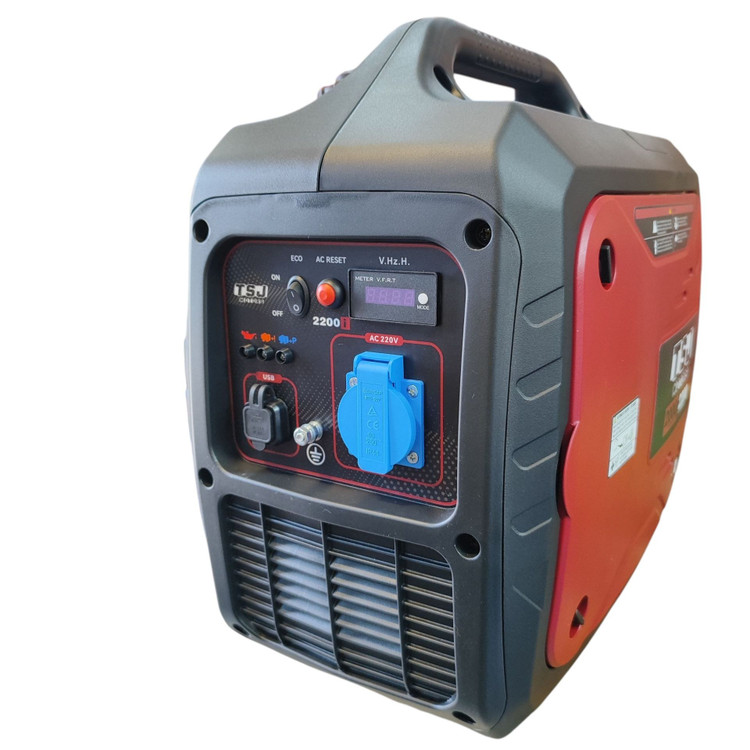 موتور برق کیفی سایلنت طرح هندا tsj سیم پیچ مس ژنراتور 2.2 کیلووات (سایلنت) TSJ مدل 2200i بدون نوسان با لوازم پس کرایه