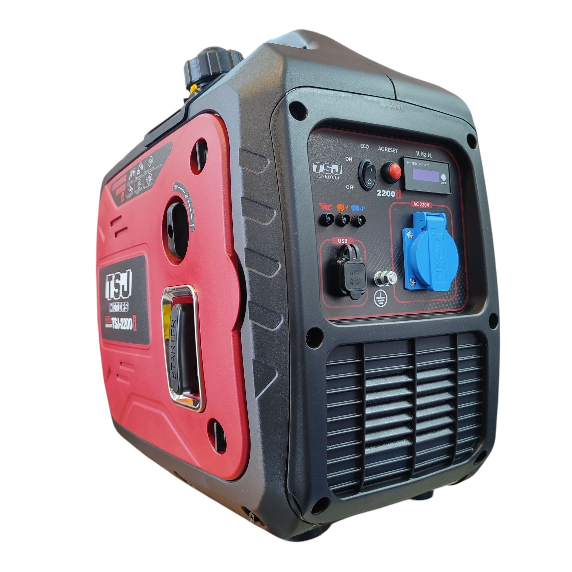 موتور برق کیفی سایلنت طرح هندا tsj سیم پیچ مس ژنراتور 2.2 کیلووات (سایلنت) TSJ مدل 2200i بدون نوسان با لوازم پس کرایه