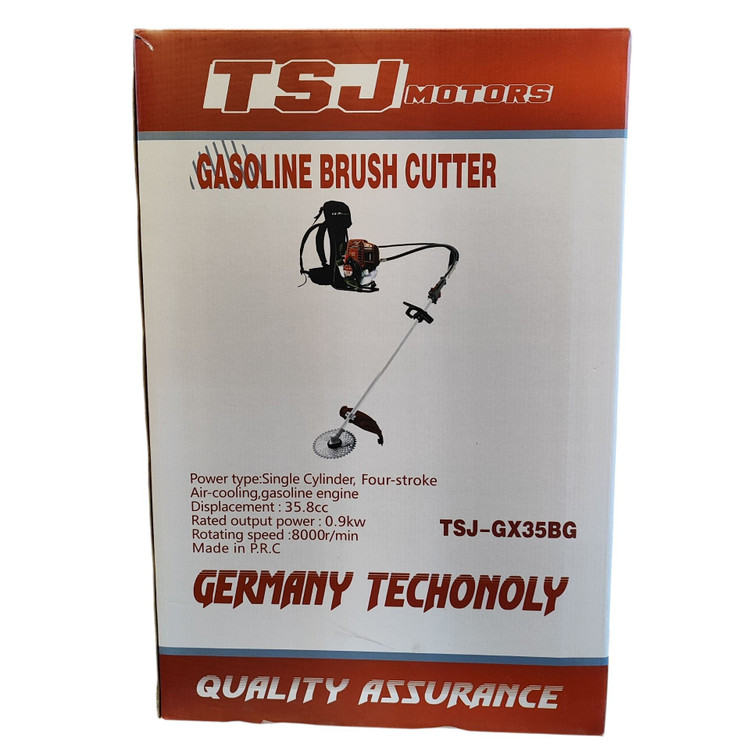علف زن پشتی چهارزمانه طرح هندا TSJ تکنولوژی آلمان مدل GX-35 علفزن طرح هوندا TSJ همراه لوازم (پس کرایه)