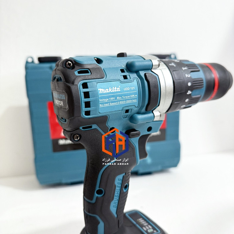 دریل شارژی صنعتی ماکیتا 199 ولت مدل UDD-121