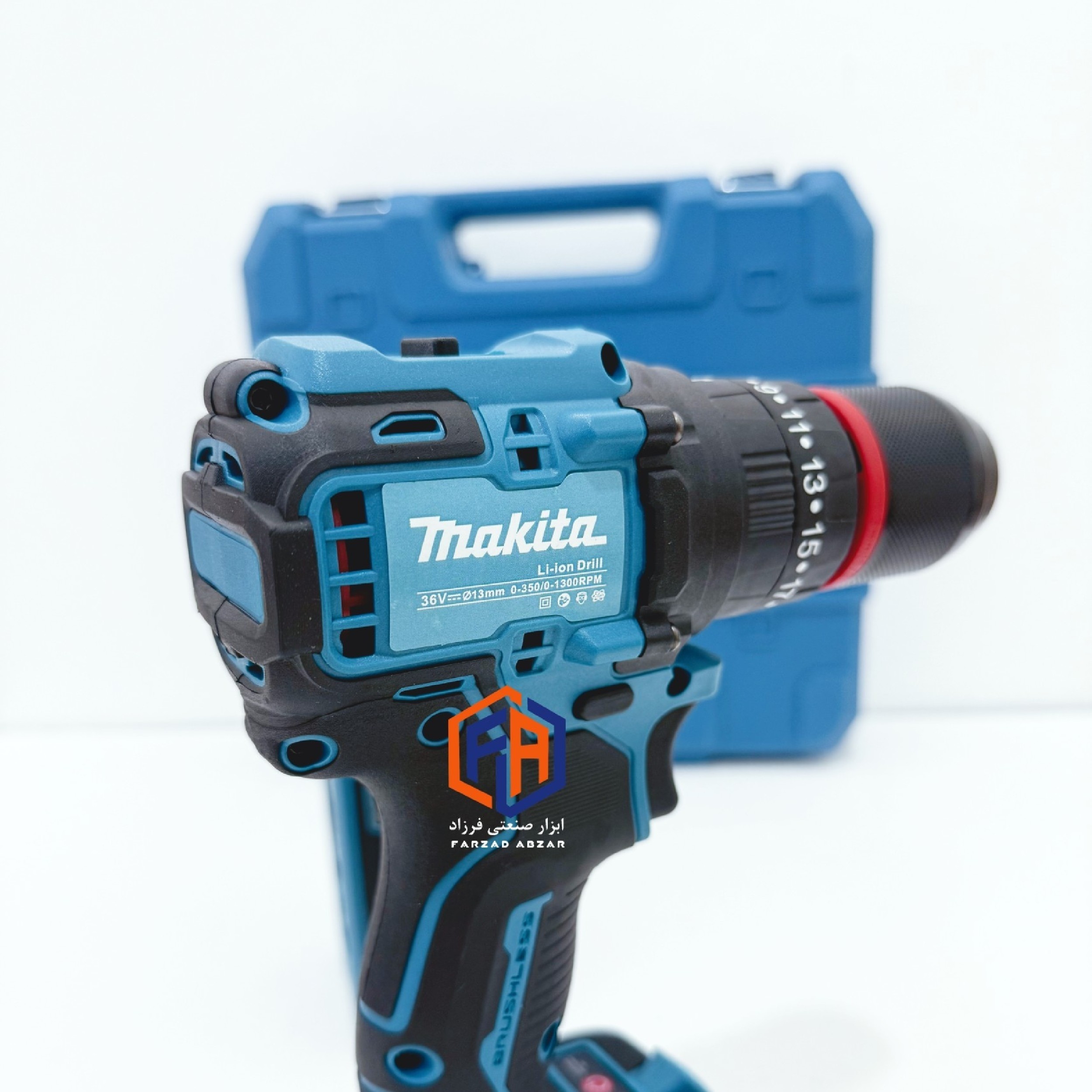 دریل شارژی 36 ولت ماکیتا سه نظام فلزی پولیش دار مدل MAKITA 36V