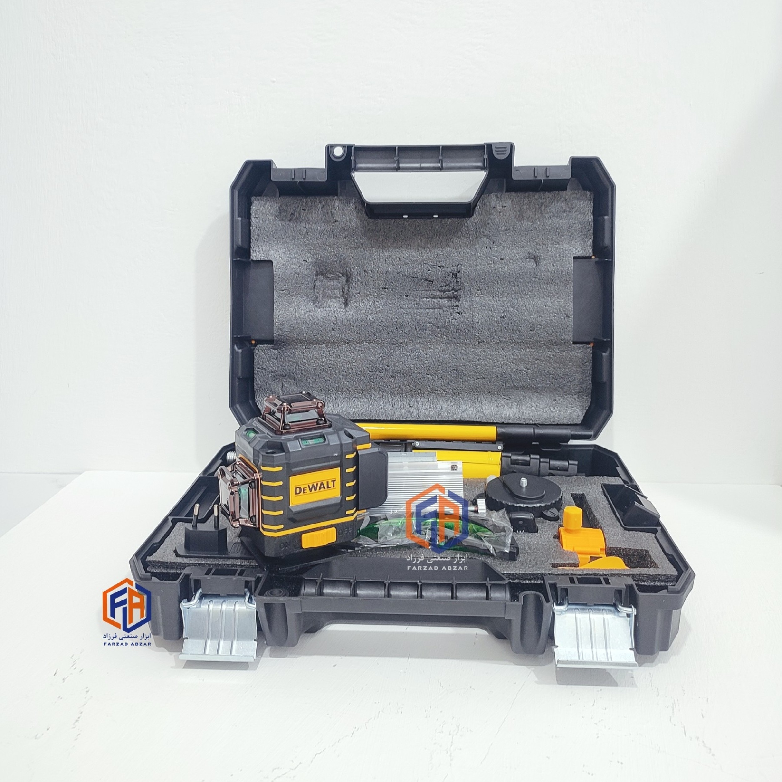 تراز لیزری 16 خط 360 درجه صفحه لمسی دیوالت مدل DEWALT-4D-16L