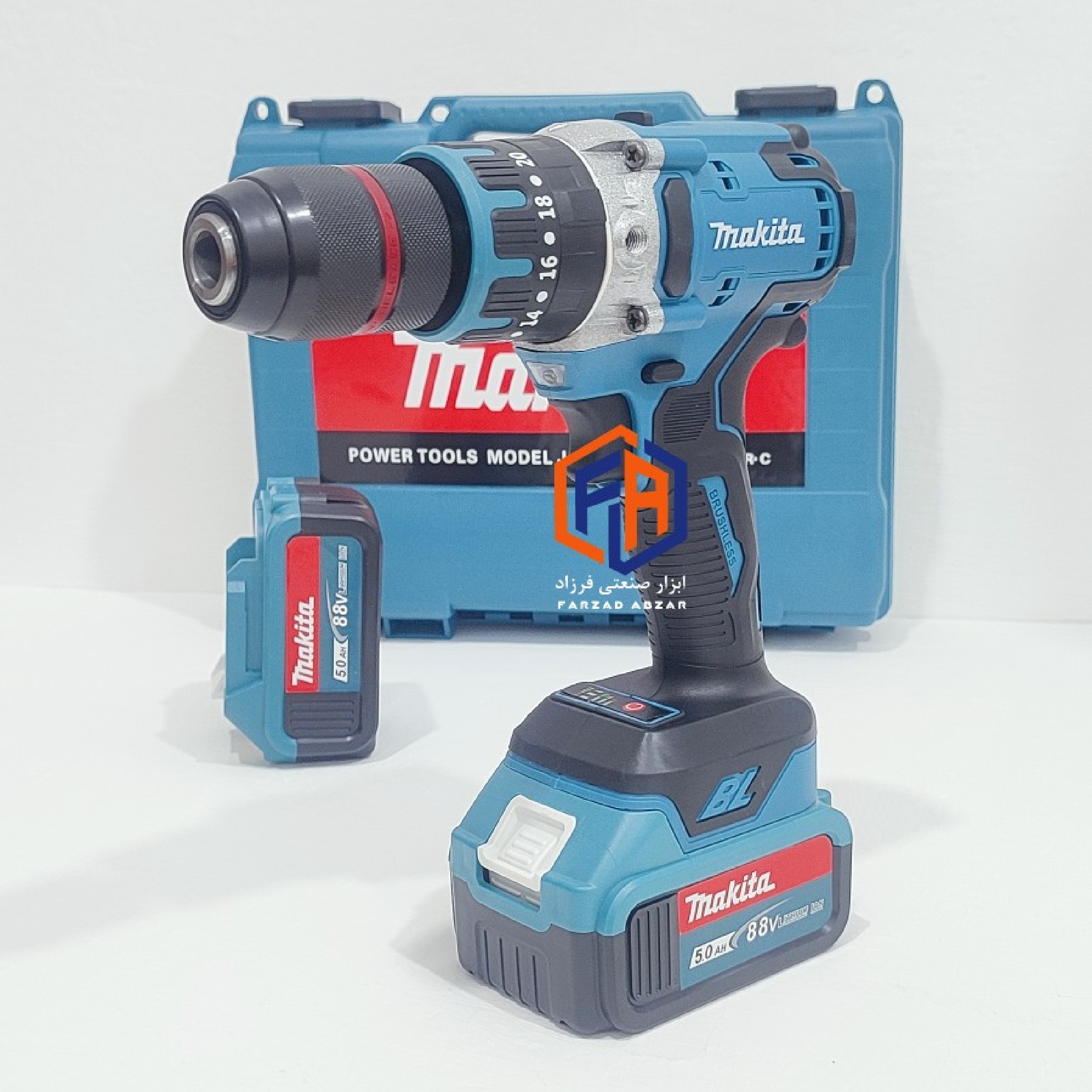 دریل شارژی موتور براشلس ماکیتا 88 ولت مدل makita88-XR