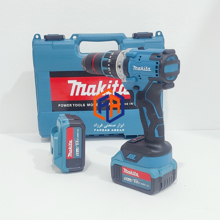 دریل شارژی موتور براشلس ماکیتا 88 ولت مدل makita88-XR