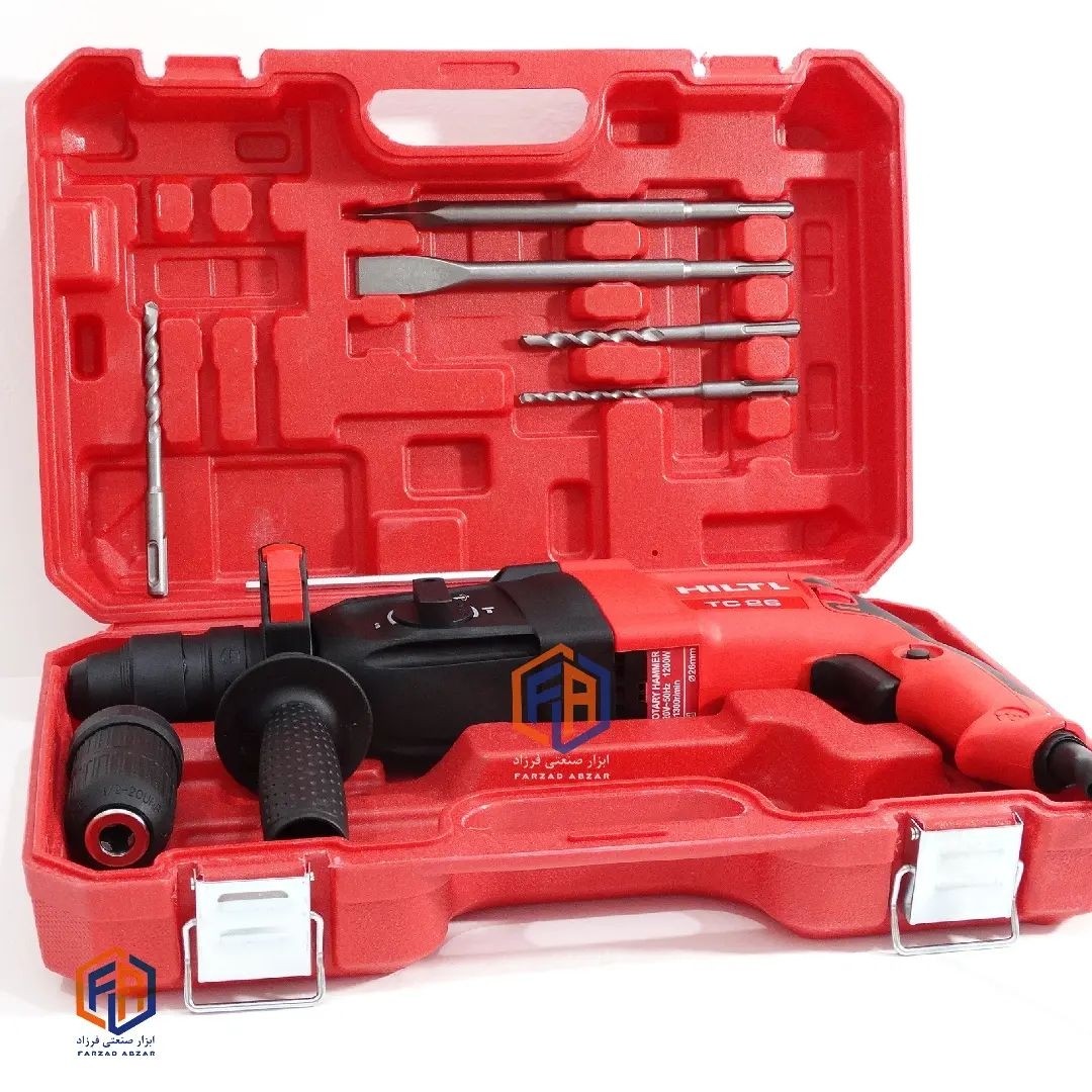 دریل بتن کن 1200 وات سه کاره هیلتی مدل TC 26