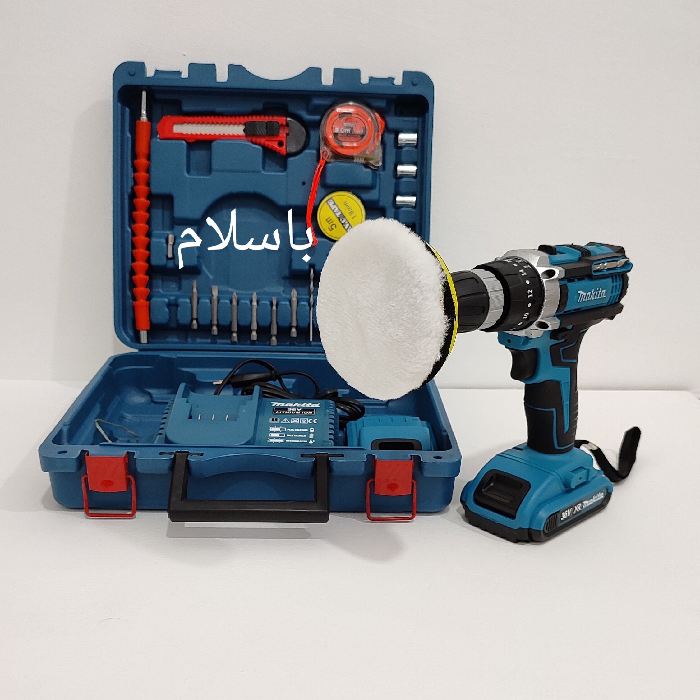 پک کامل دریل شارژی ماکیتا مدل 36vxr-makita