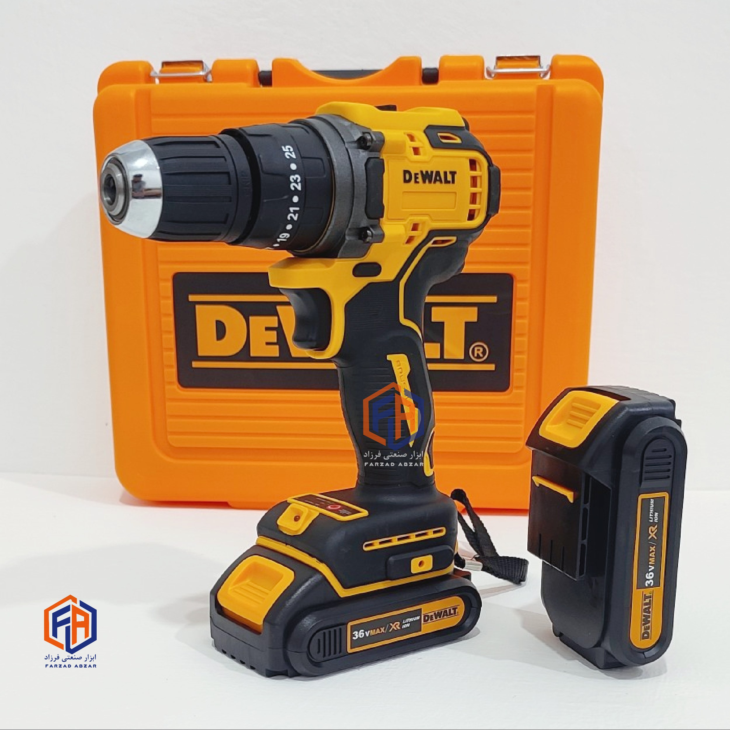 دریل شارژی موتور براشلس دیوالت 36 ولت مدل Dewalt 36V Brushless