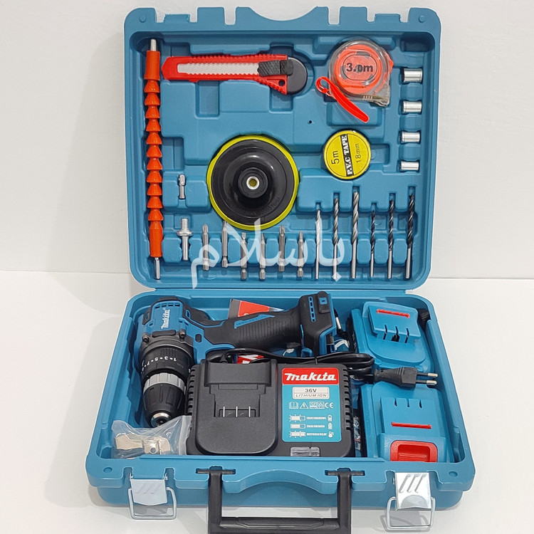 دریل شارژی موتور براشلس ماکیتا 36 ولت مدل MAKITA 36V Brushless