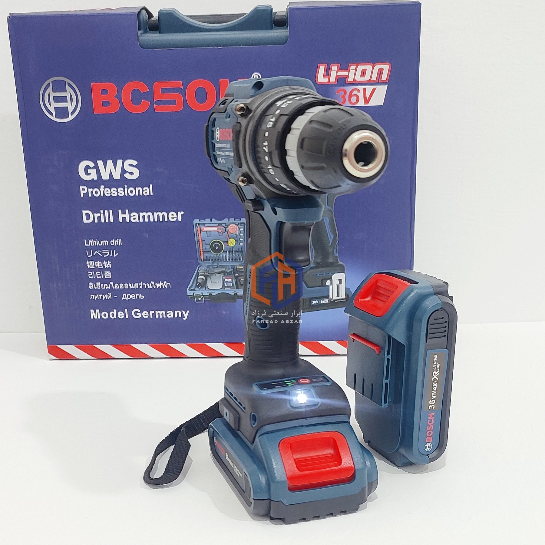 دریل شارژی بوش 36 ولت مدل Brushless 36V