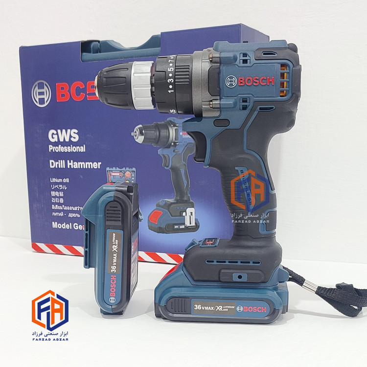دریل شارژی بوش 36 ولت مدل Brushless 36V