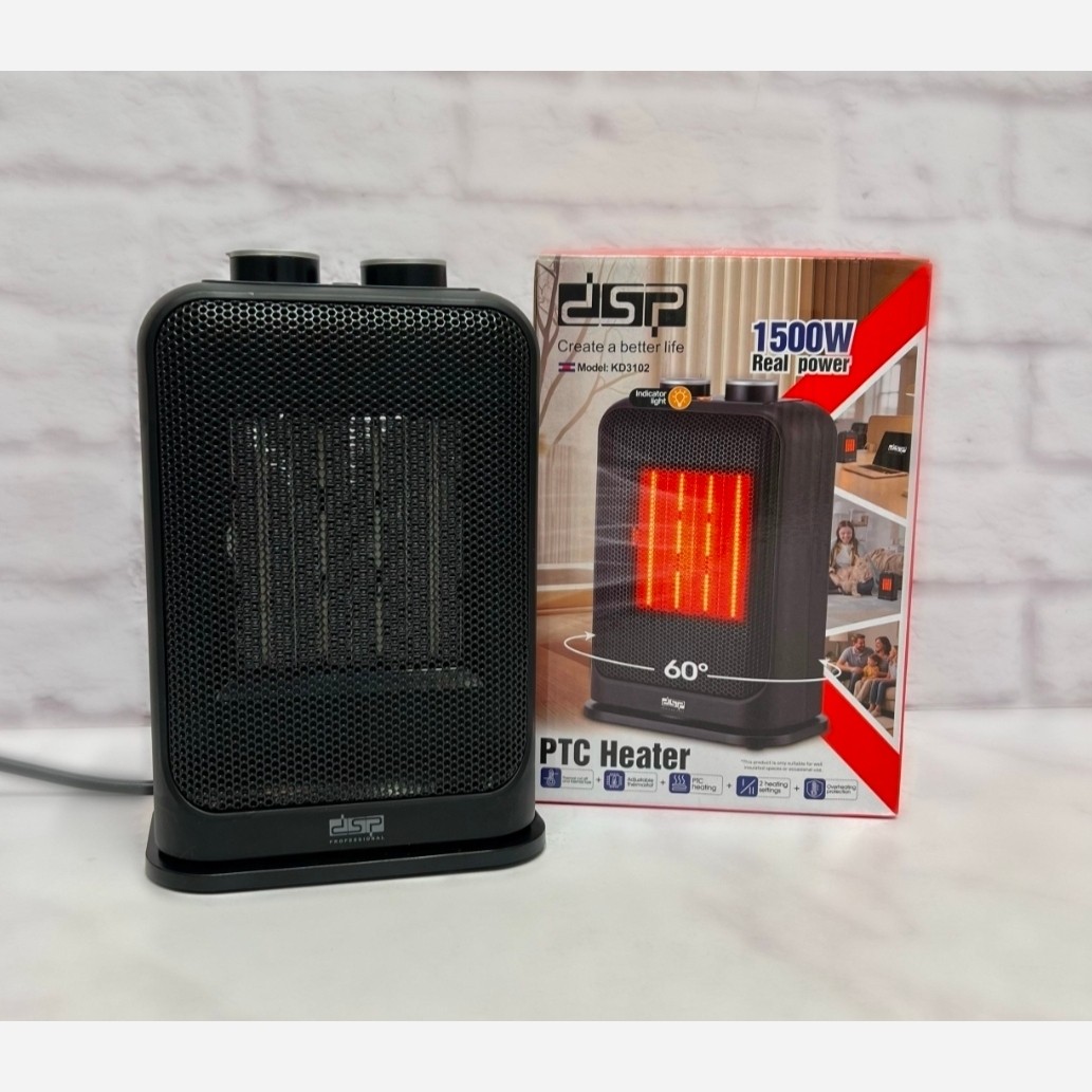 بخاری برقی فن دار dspمدلkd3102