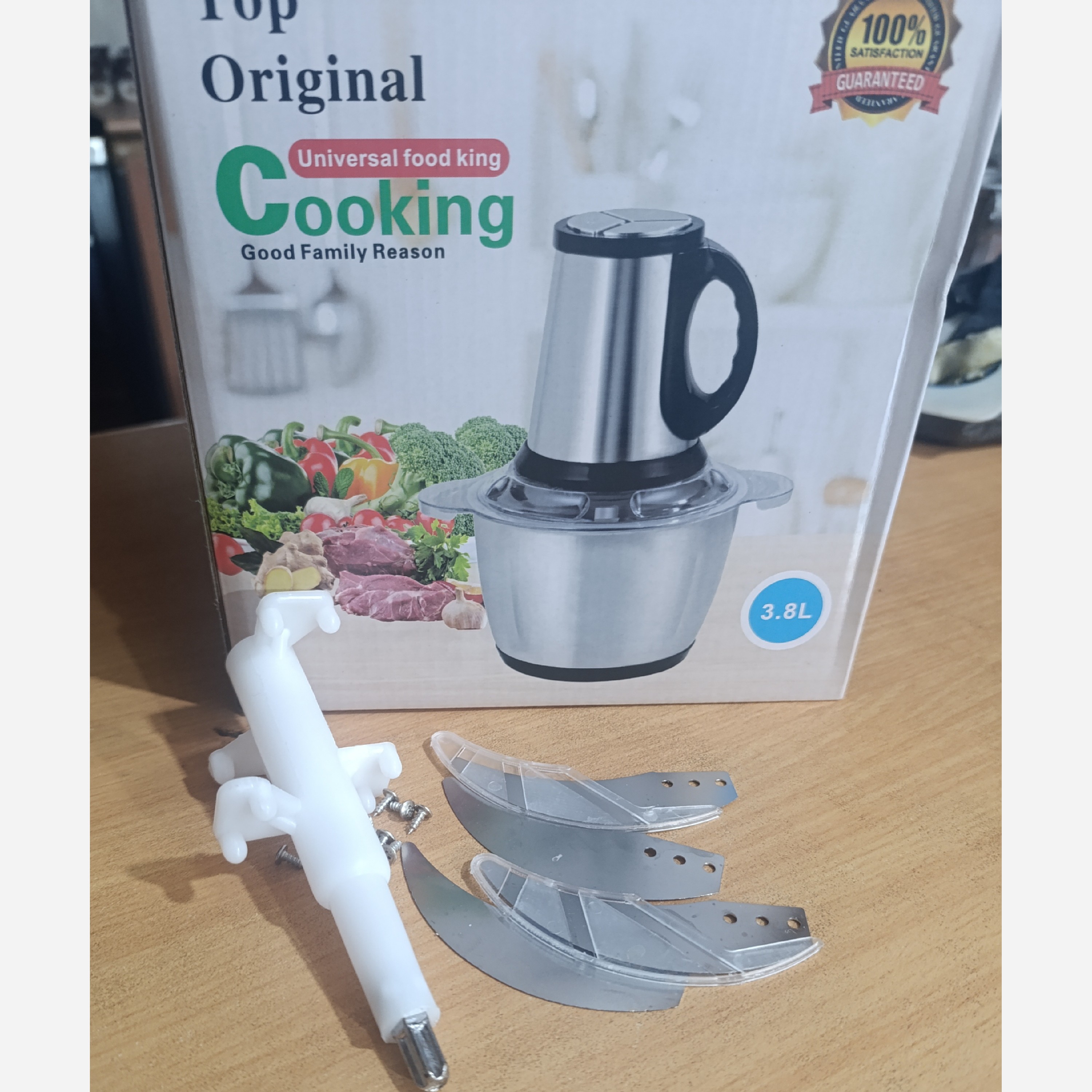 خرد کن 3و8لیتری مارک کوکینگ 4تیغه
