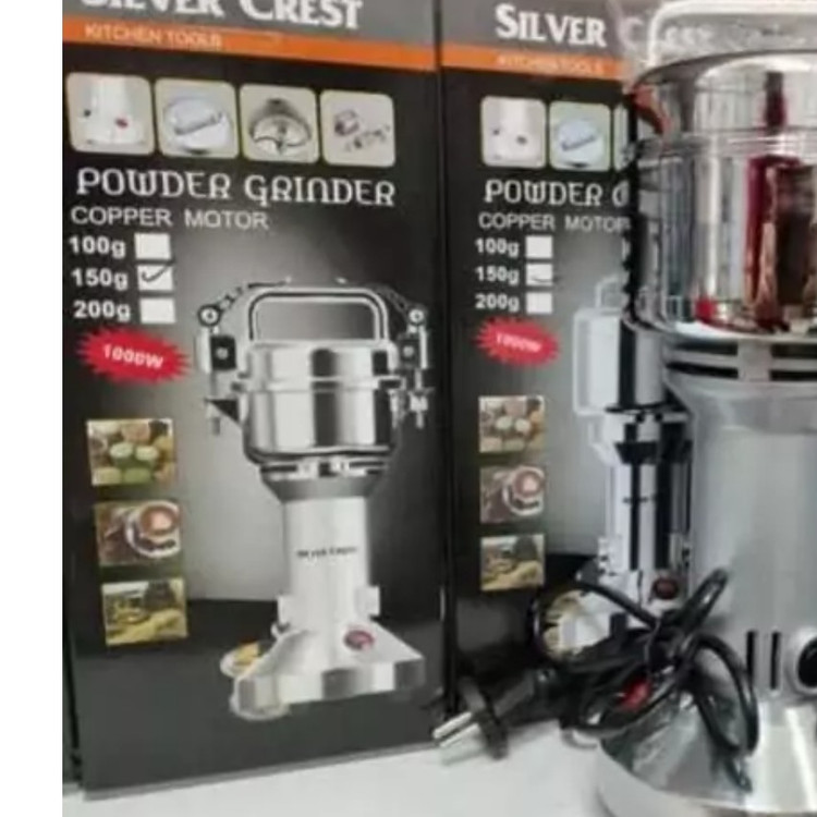 آسیاب صنعتی150 گرمی گرمی مارک سیلور کرست اصلی0 با تیغه اضافه با تیغه اضاوات ارسال رایگان