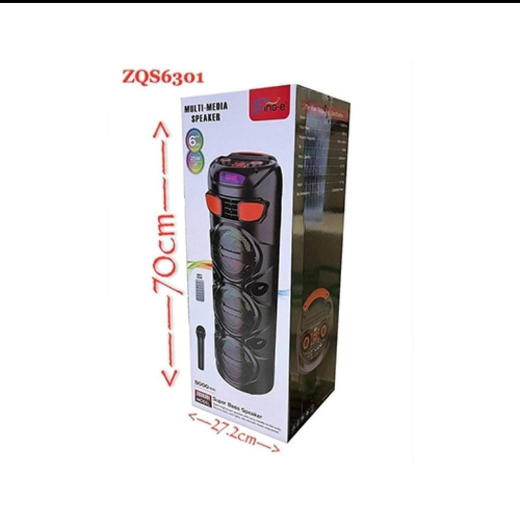 اسپیکر قابل حمل شارژی مدل ZQS 6301
