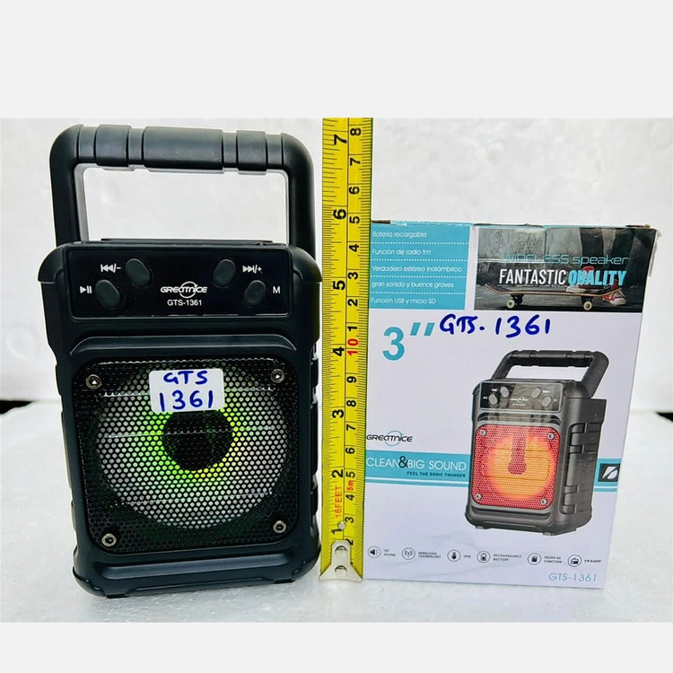 اسپیکر بلوتوثی شارژی مدل GTS 1361
