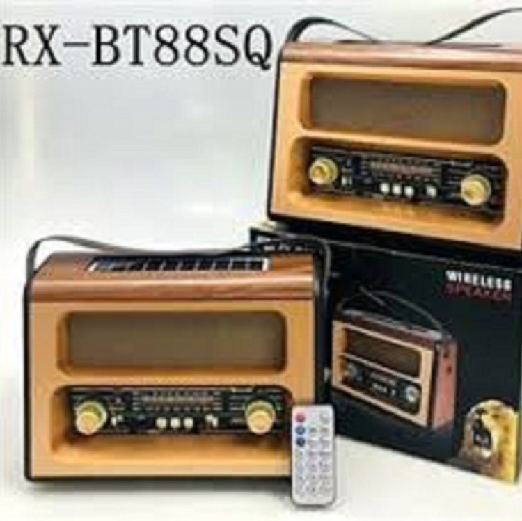 اسپیکر رادیو بلوتوثی شارژی مدل Rx-Bt88SQ