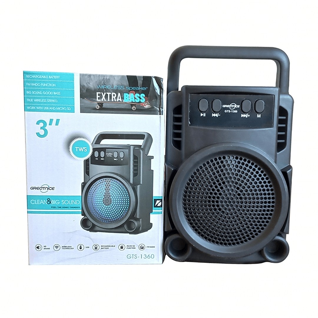 اسپیکر بلوتوثی شارژی مدل GTS 1360