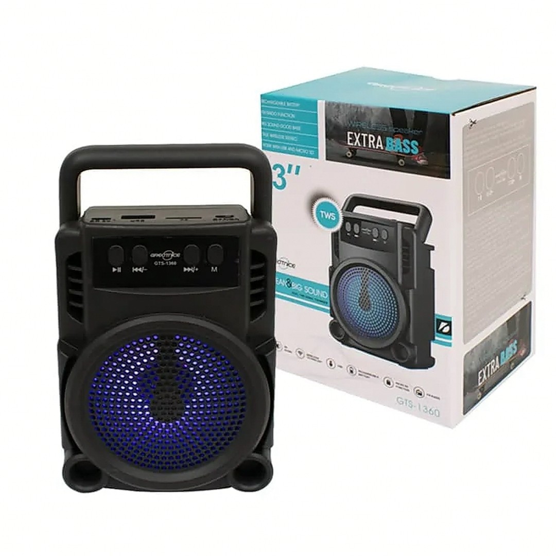 اسپیکر بلوتوثی شارژی مدل GTS 1360