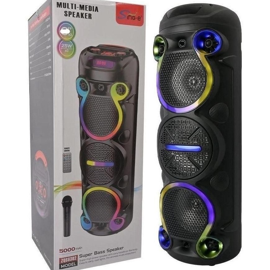 اسپیکر شارژی zqs 6302