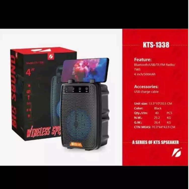 اسپیکر بلوتوثی kts 1338