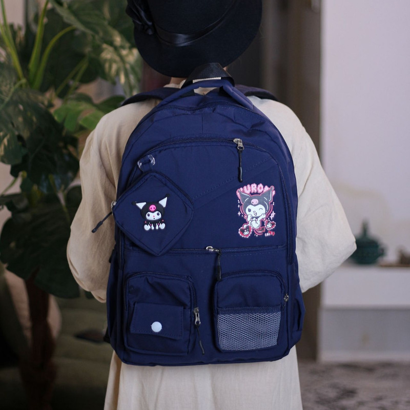 کوله پشتی مدرسه مدل کرومی